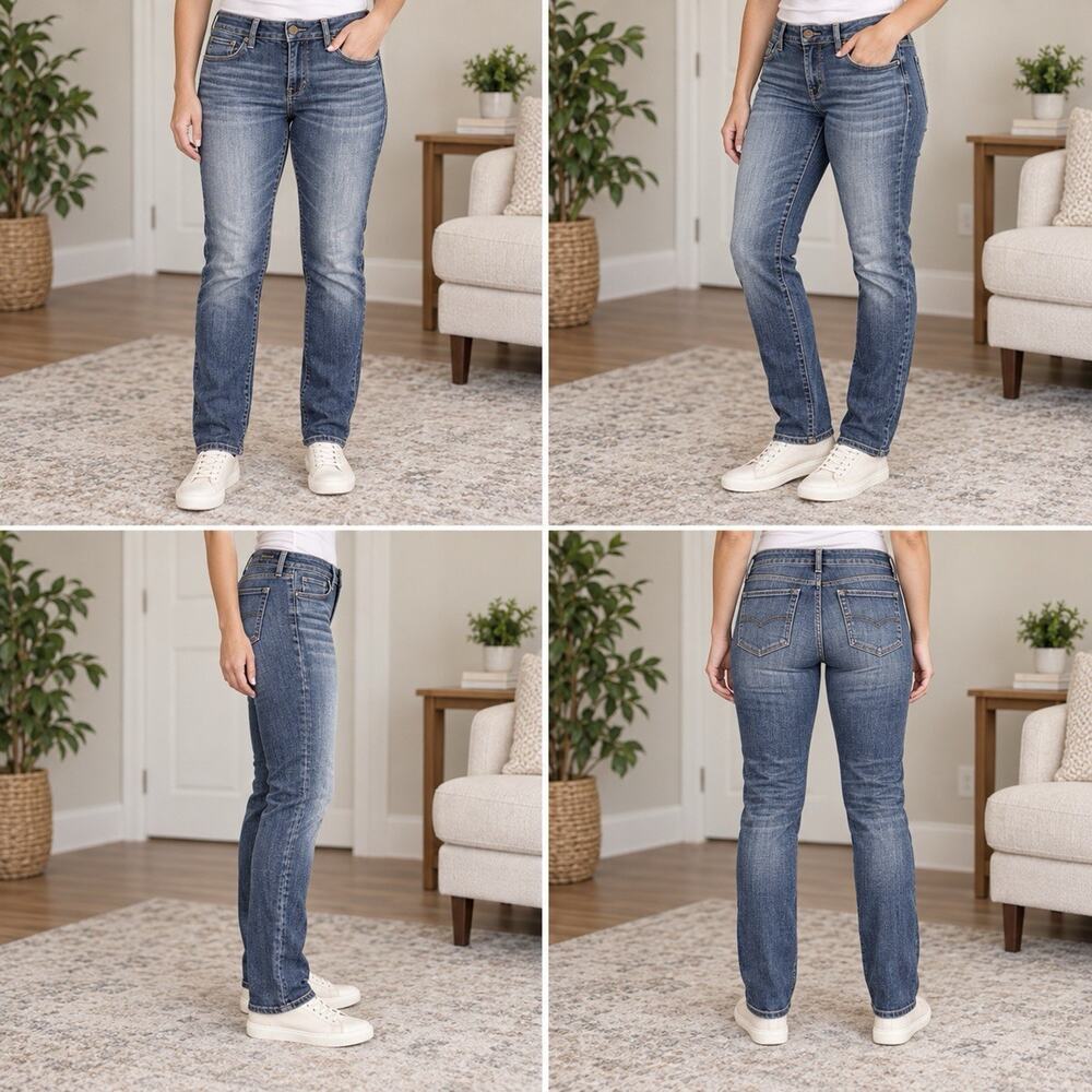 American Eagle Women’s Size 12 Regular Super Stretch Jeans Medium Wash Slim